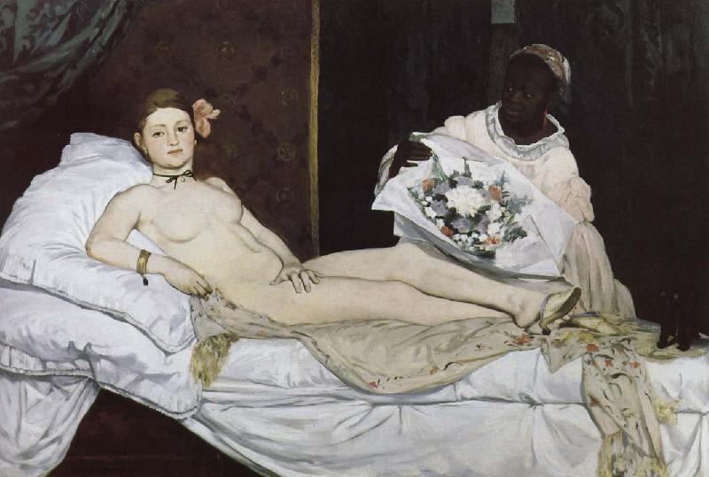 Edouard Manet Olympia oil painting image